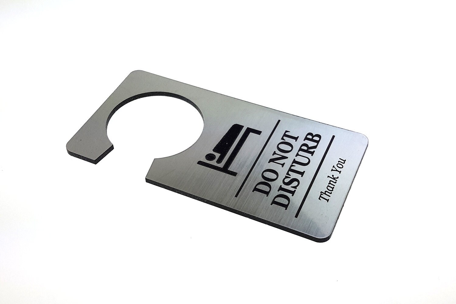 Do Not Disturb Room Door Hanger Sign Generic Silver For Etsy UK