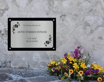 Personalized Memorial Plaque: Waterproof Acrylic Garden Grave Marker