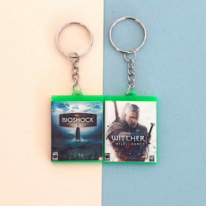 Miniature Xbox One Inspired Keychain I Collectible Gamer Gift I Fun Keyrings