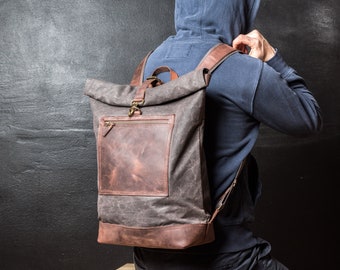 Laptop Backpack, Bag for Laptops, Light Backpack for Laptops, Handmade by Real Artisans