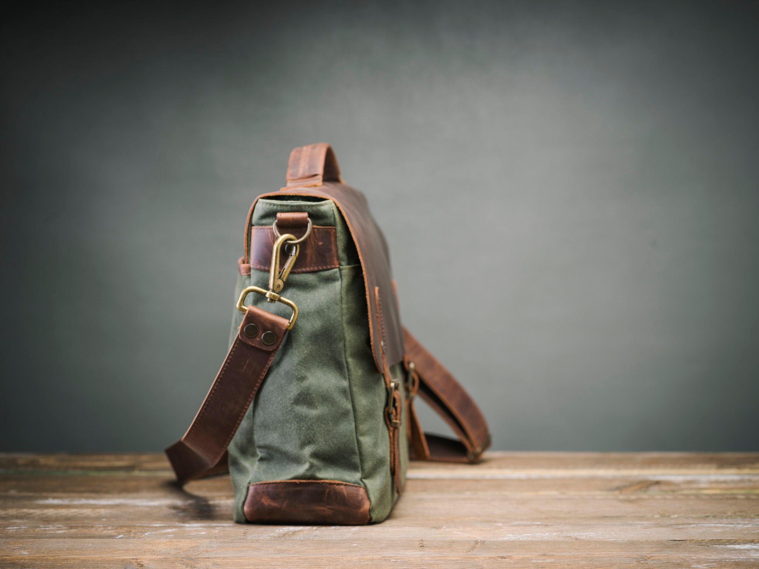 Mens Messenger Bag, Leather Messenger Bag, Canvas Messenger Bag, Handmade  by Real Artisans 