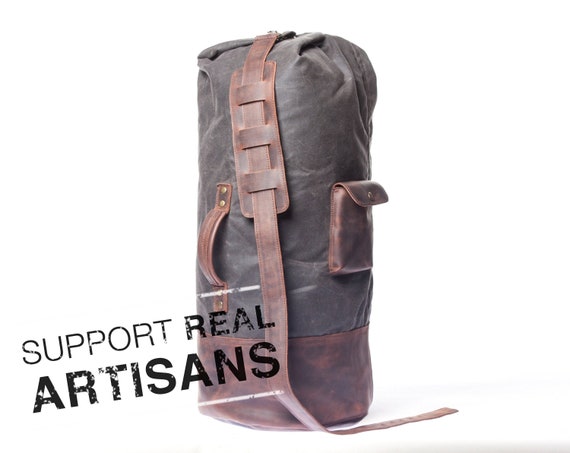 canvas duffle bag mens