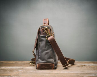 Men's Leather Messenger Bag Laptop Briefcase - Satchel Work Bag – The Real  Leather Company