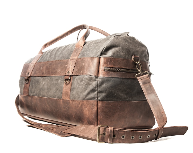 weekender bag mens canvas