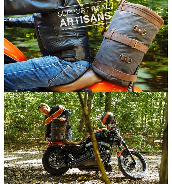 military sissy bar bag