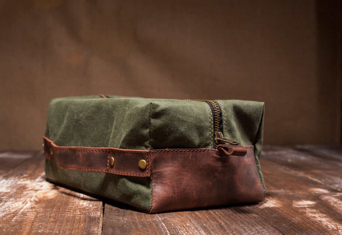 etsy mens toiletry bag