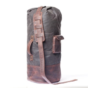 Sac de marin, toile cirée weekender, sac de marin cuir, sac de weekend, sac de marin homme