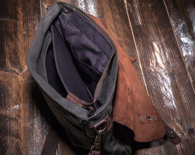 Satchel Leather Satchel Mens Satchel Canvas Satchel Etsy