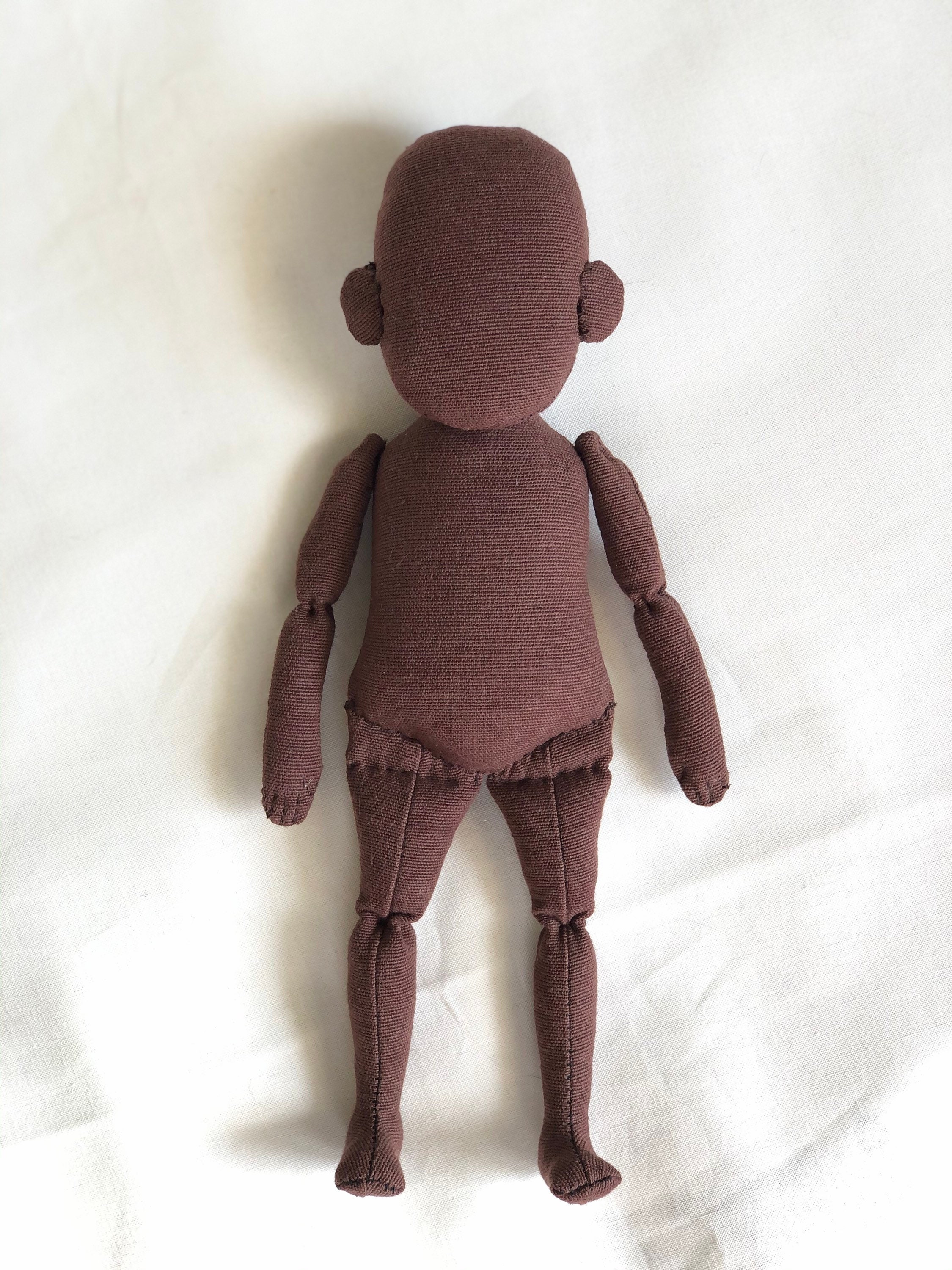 Fully stuffed Male blank doll body choose fabric color 25 Etsy