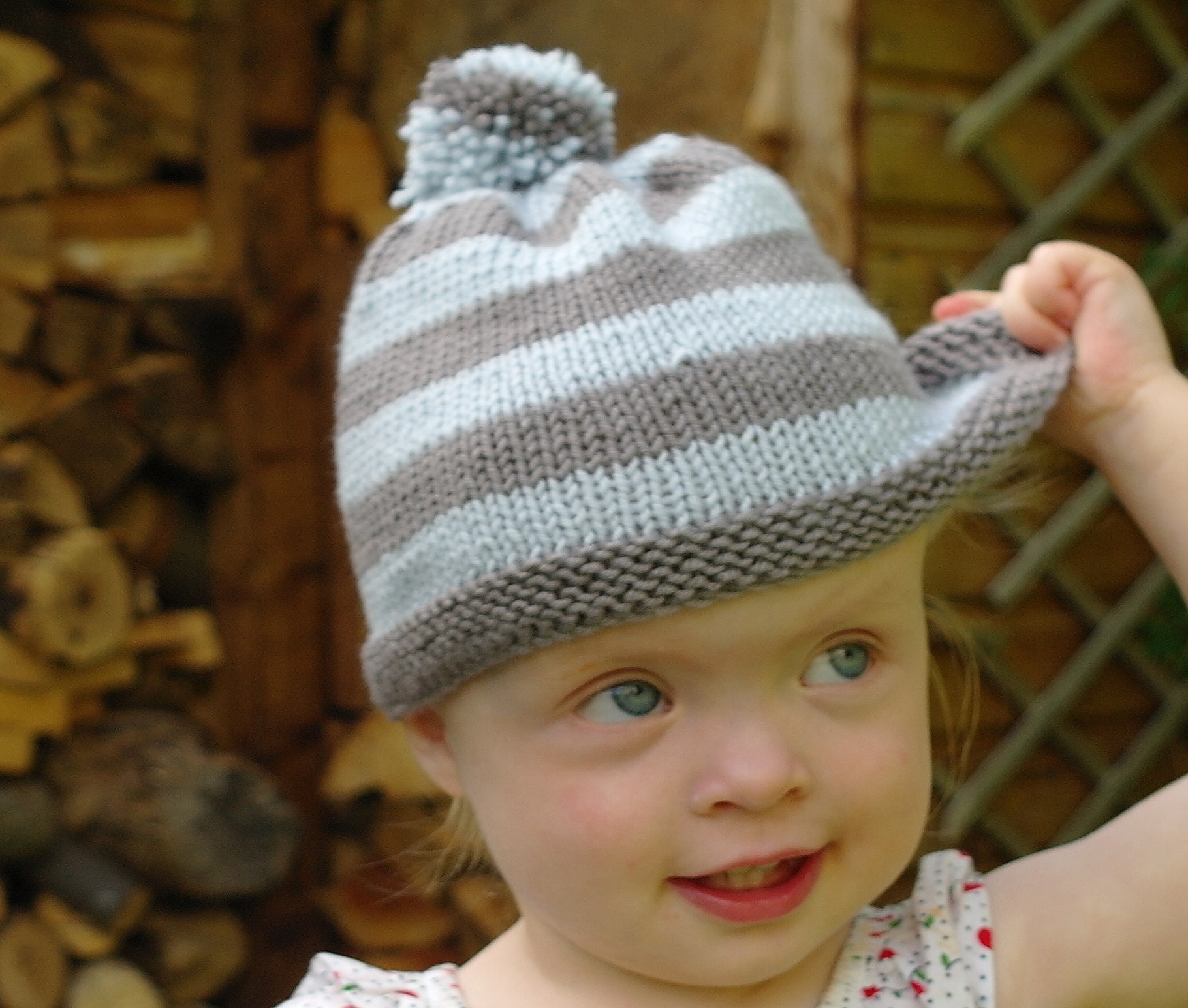 Four Baby Hat Knitting Patterns / Beginner Knitting Patterns