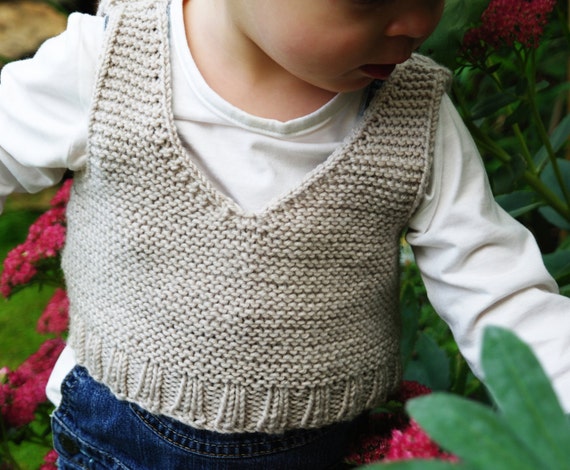 Knitted clearance baby vest