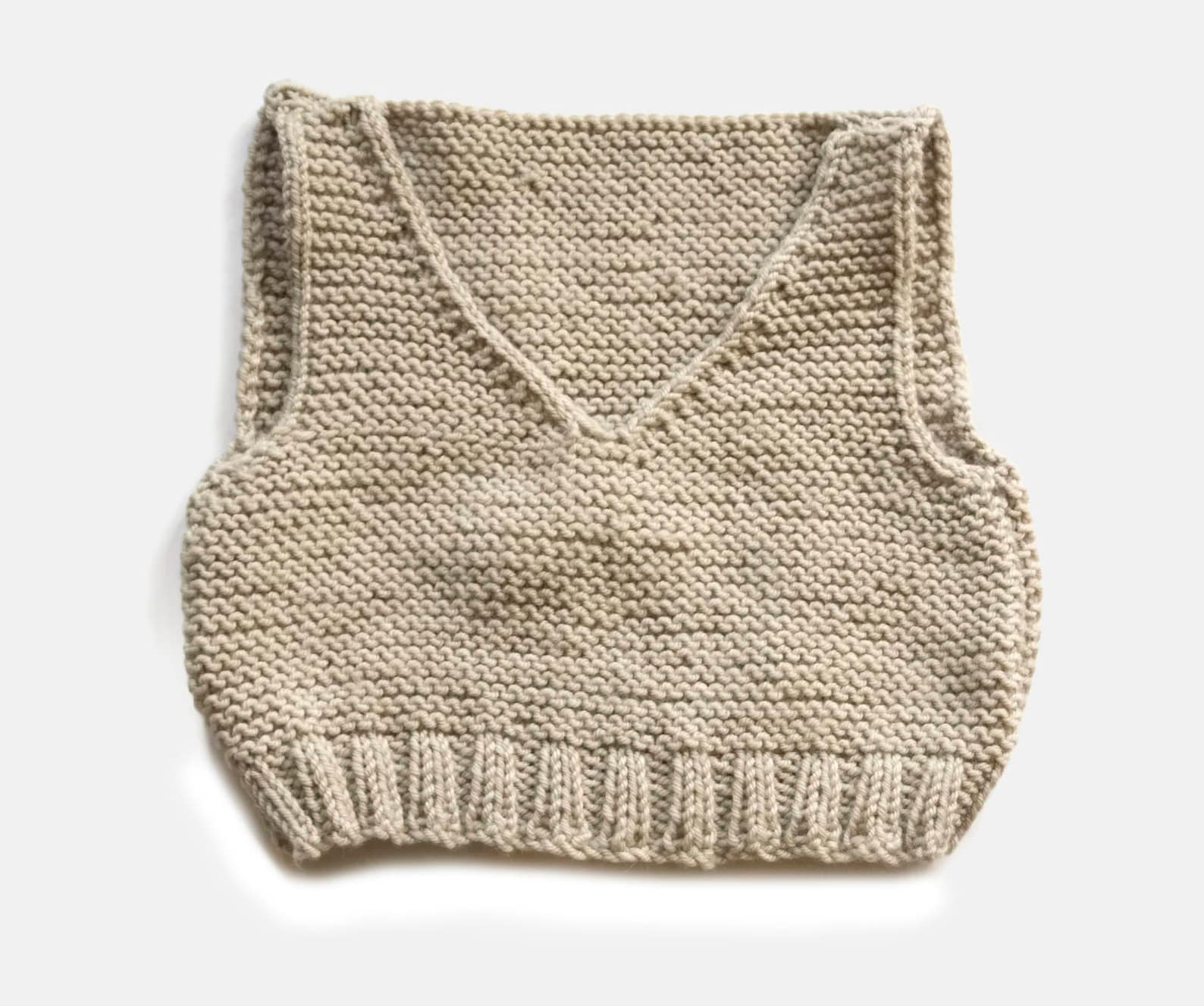 Easy Knitting Pattern Baby Vest / Baby Body Warmer Etsy