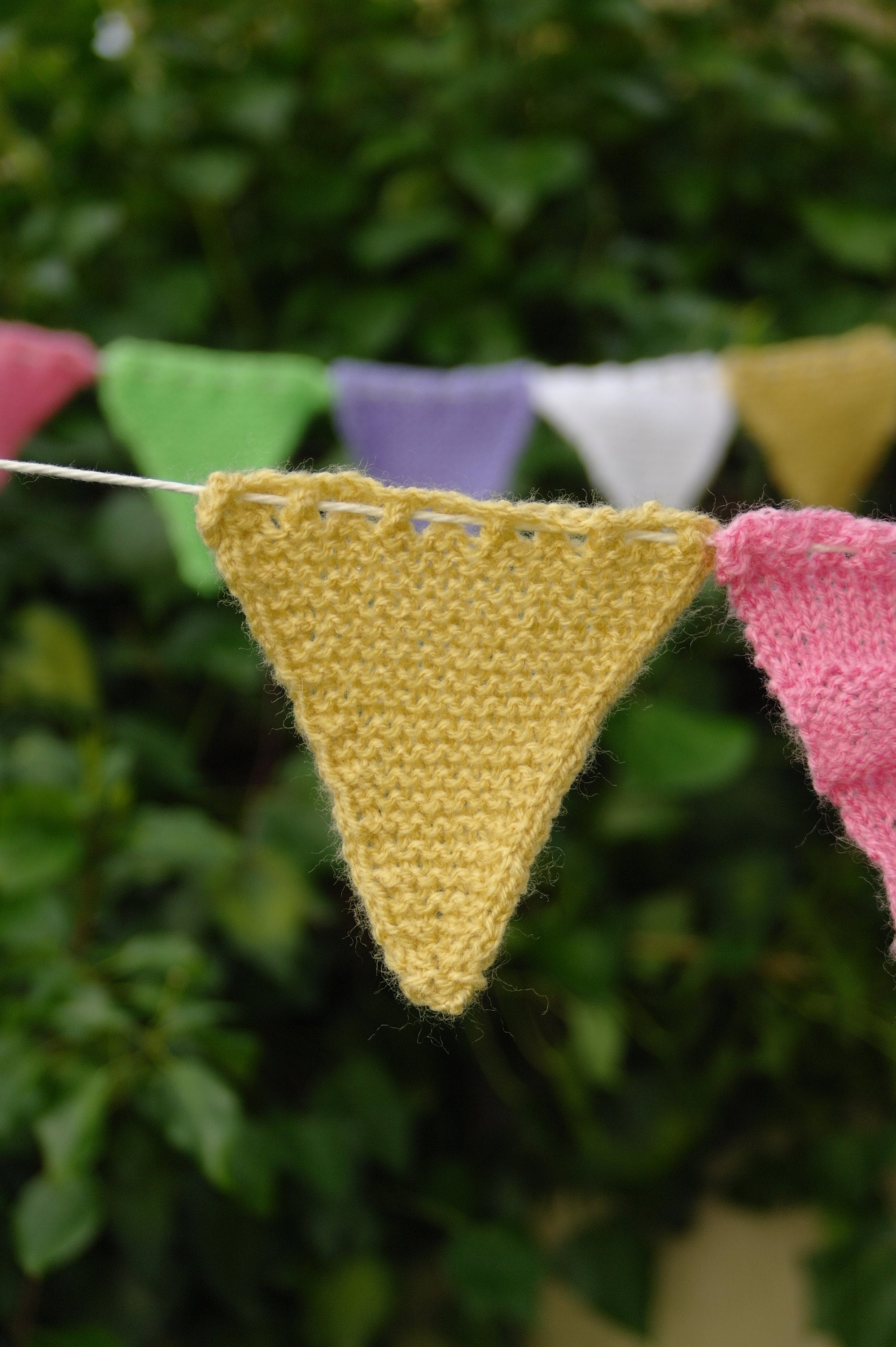 Easy Bunting Flag Knitting Pattern / Flags Knitting Pattern / Etsy UK