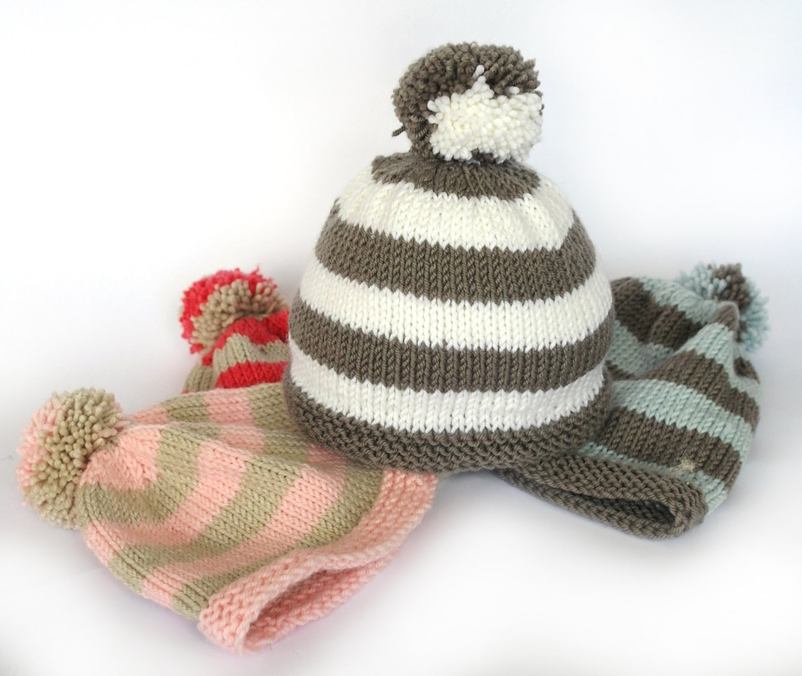 Easy knitting pattern baby bobble hat / baby beanie hat / Etsy