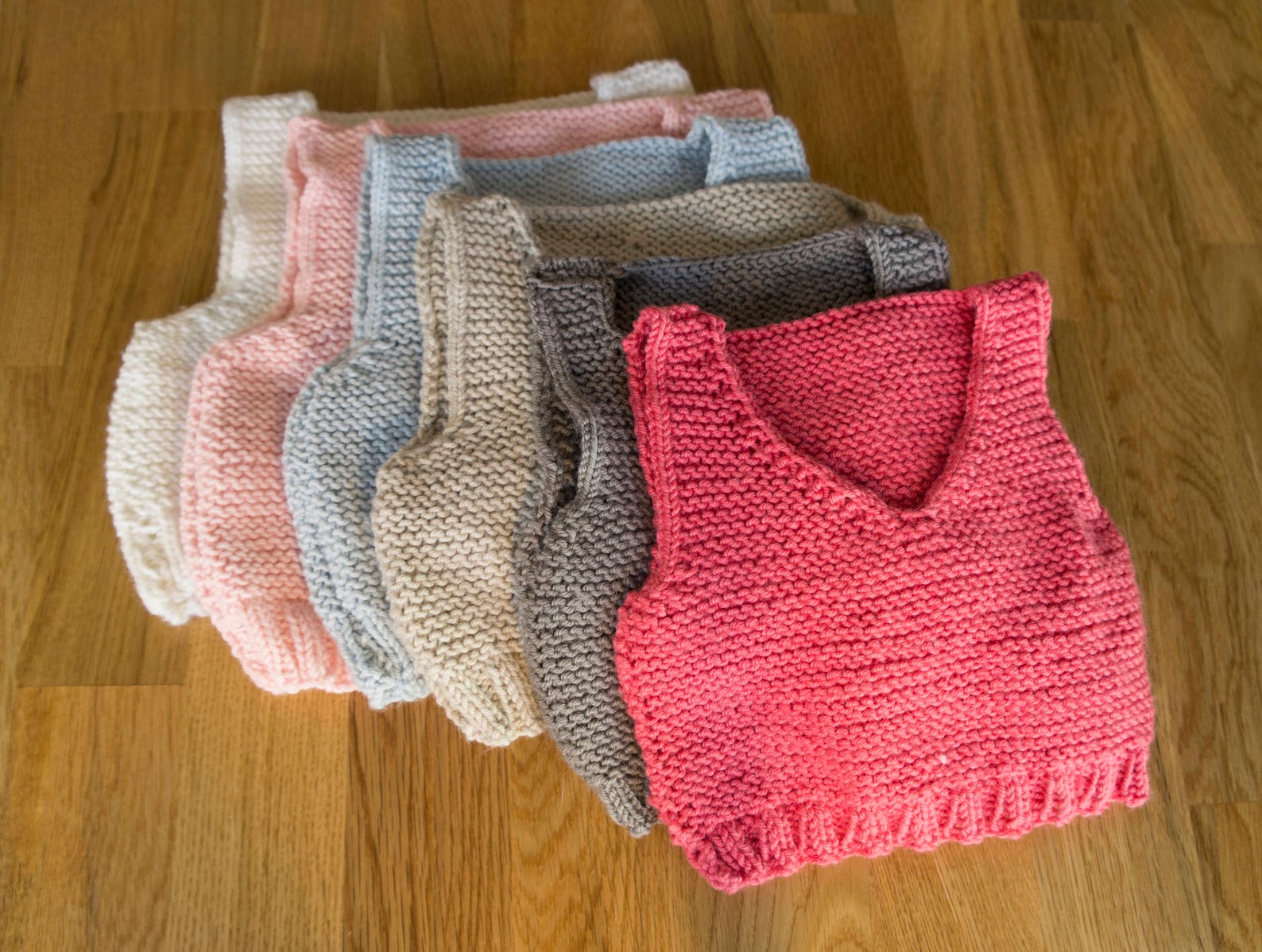 Easy Knitting Pattern Baby Vest / Baby Body Warmer Etsy Canada