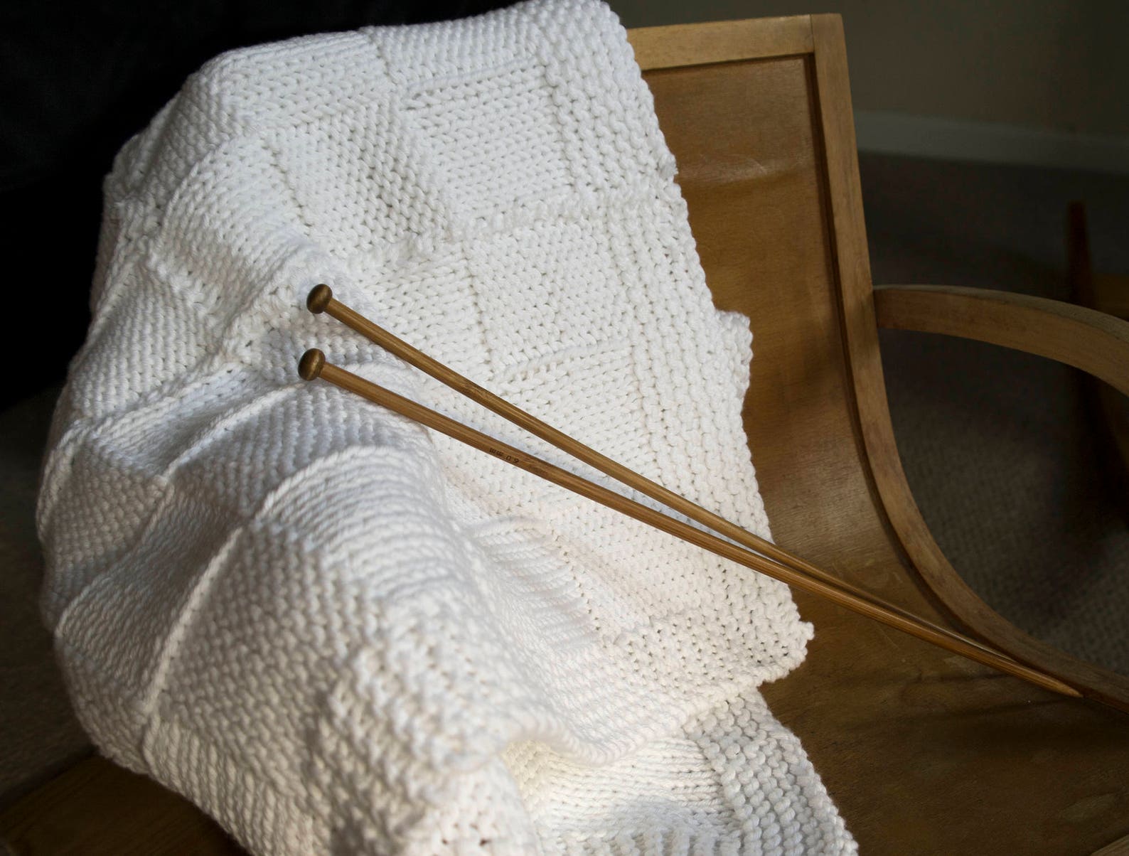 Cotton Baby Blanket Knitting Kit / Learn to Knit / Baby Etsy