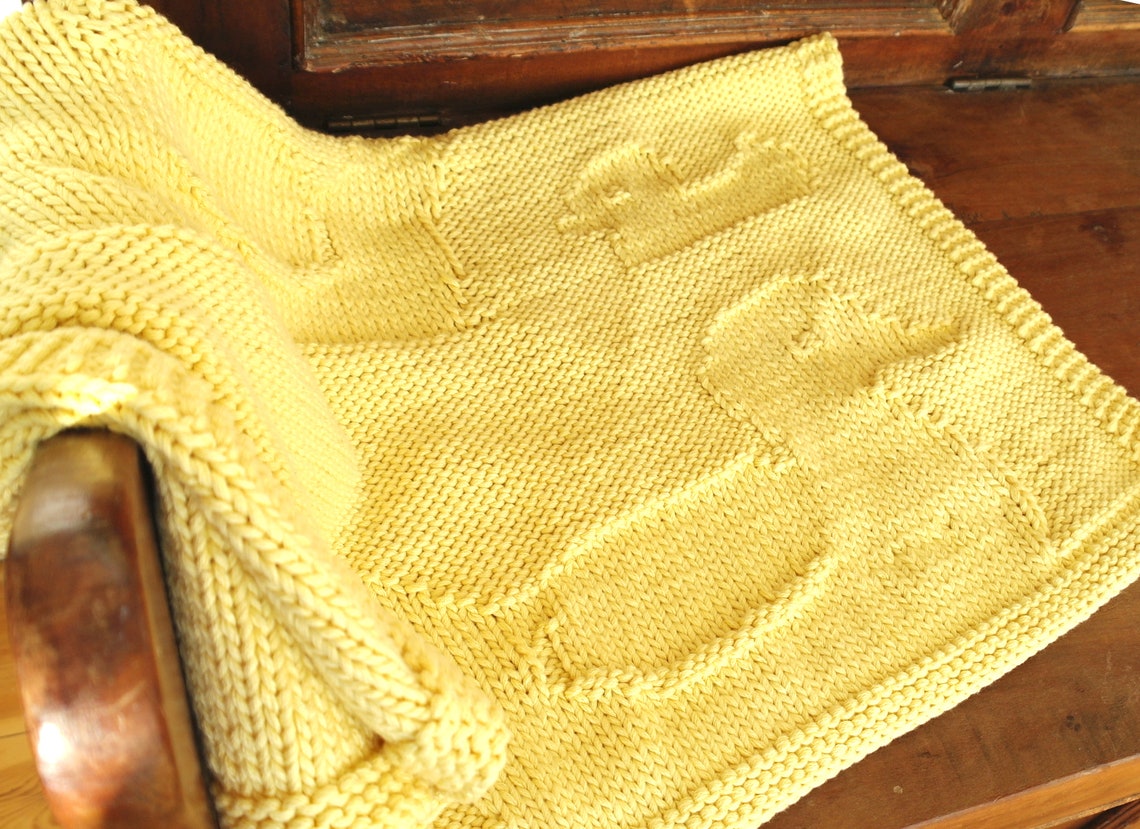Easy Baby Blanket Duck Knitting Pattern / Duck & Duckling Baby Etsy UK