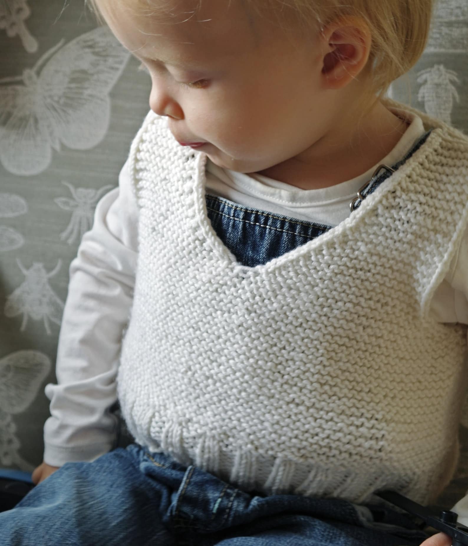 Easy Knitting Pattern Baby Vest / Baby Body Warmer Etsy
