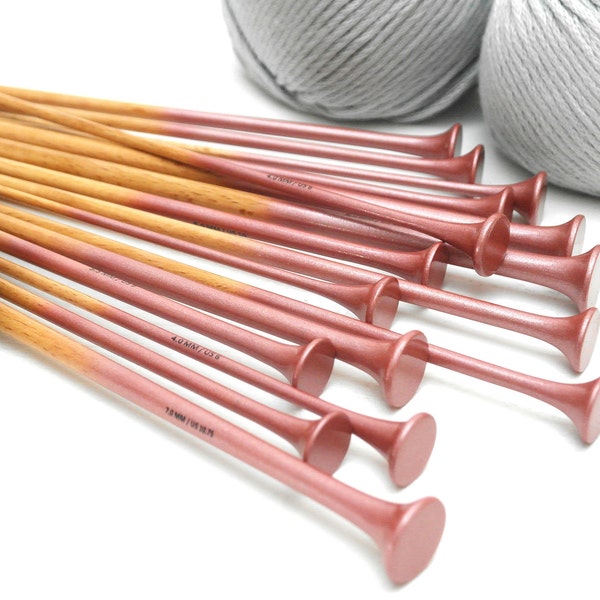 Wooden Knitting Needles Etsy