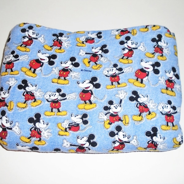 80s Mickey Bedding Disney Flannel Flat Sheet Full/Double