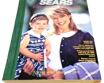 1995 Sears Catalogue Spring and Summer Hardcover Counter Book Unused