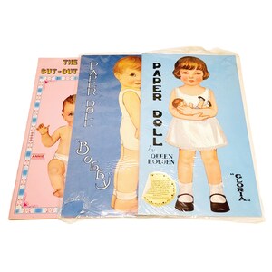 3 livres non découpés Queen Holden, Paper Dolls, Queen Holden, années 80