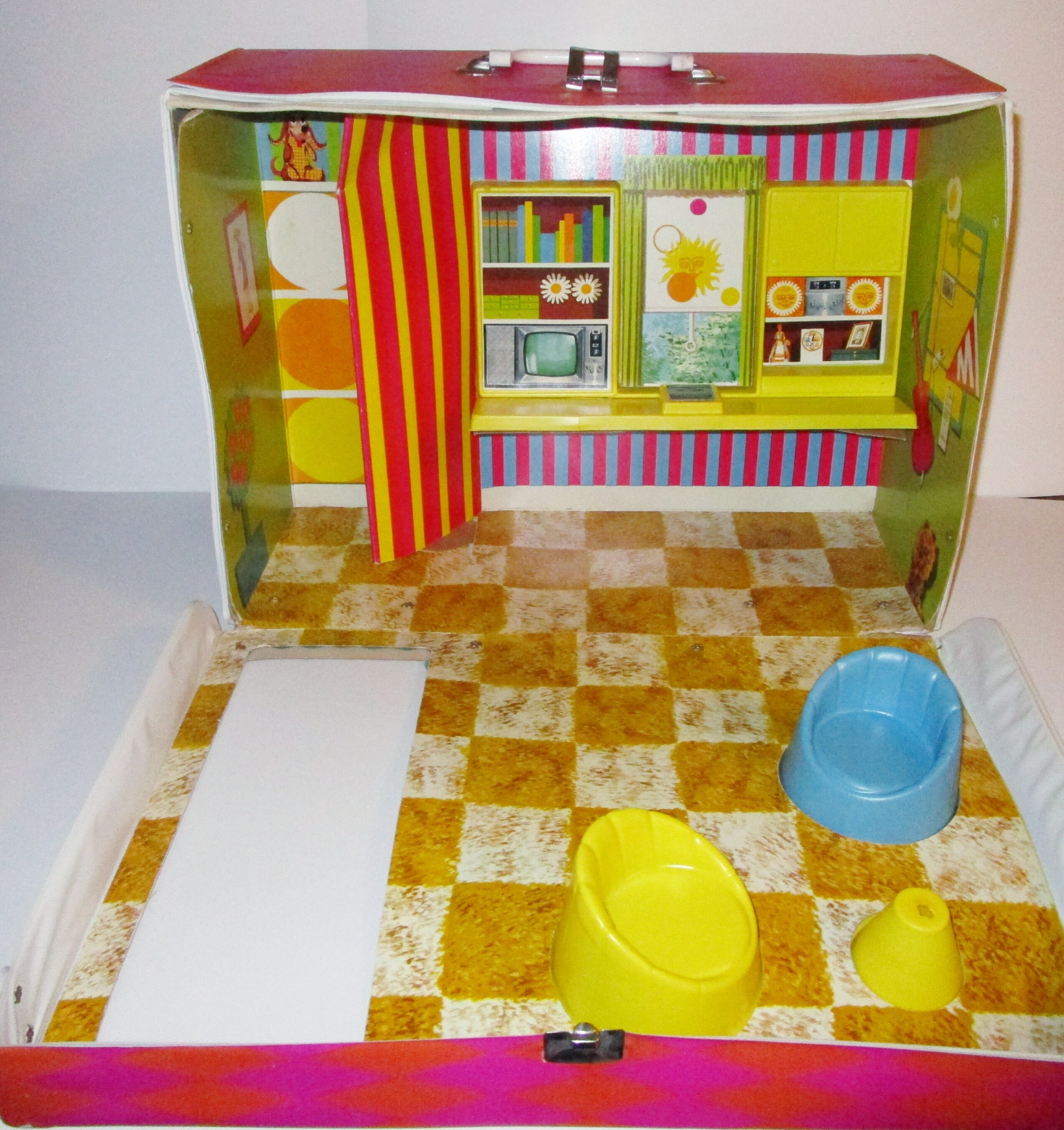 1965 Francie House Vintage Barbie Dollhouse Fold Out Case Etsy