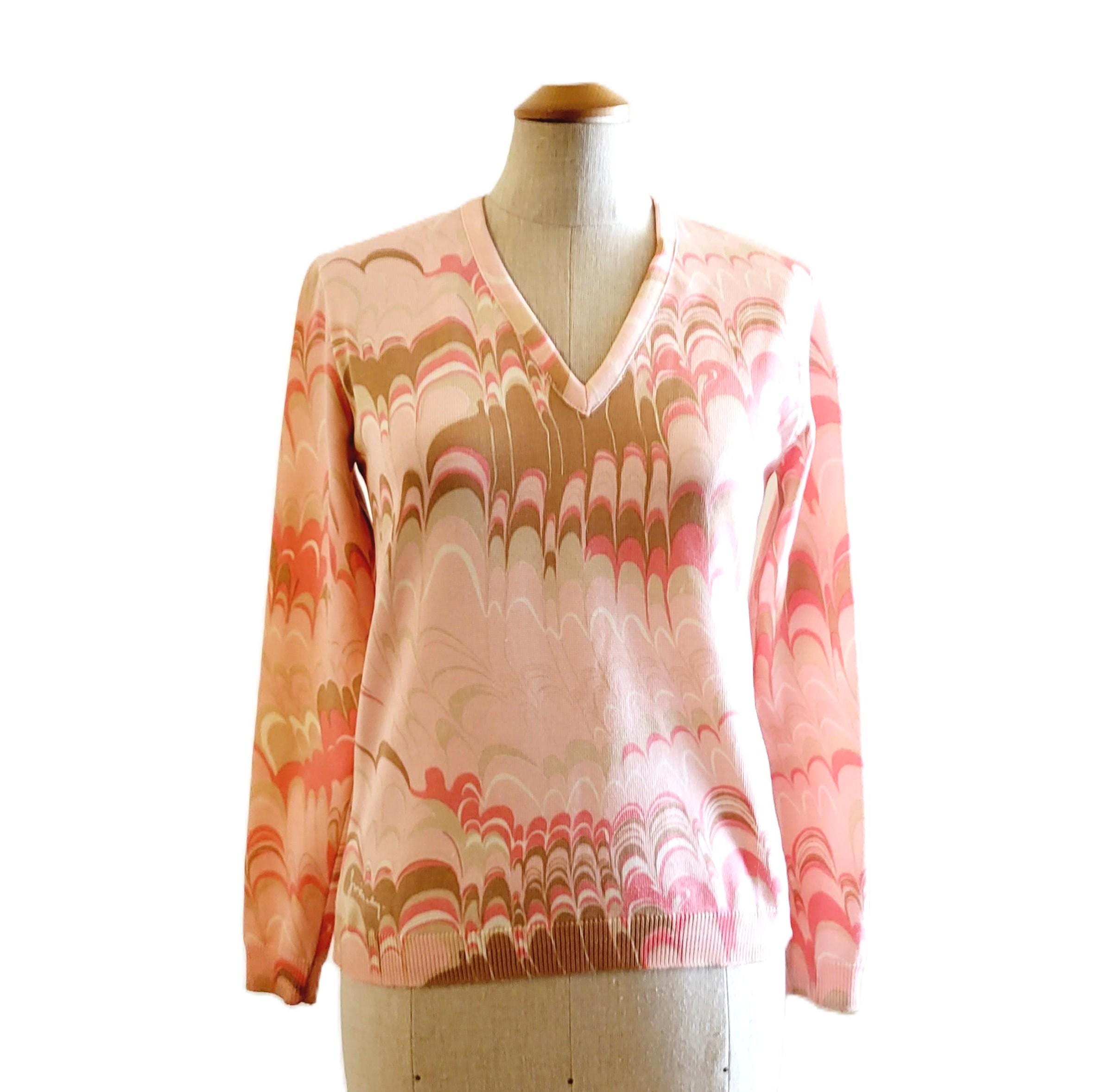 80sハーフジップTシャツGIVENCHY本人期archive 80s Givenchy Sport Sweater Pink and Chocolate Pullover Size S/M - Etsy