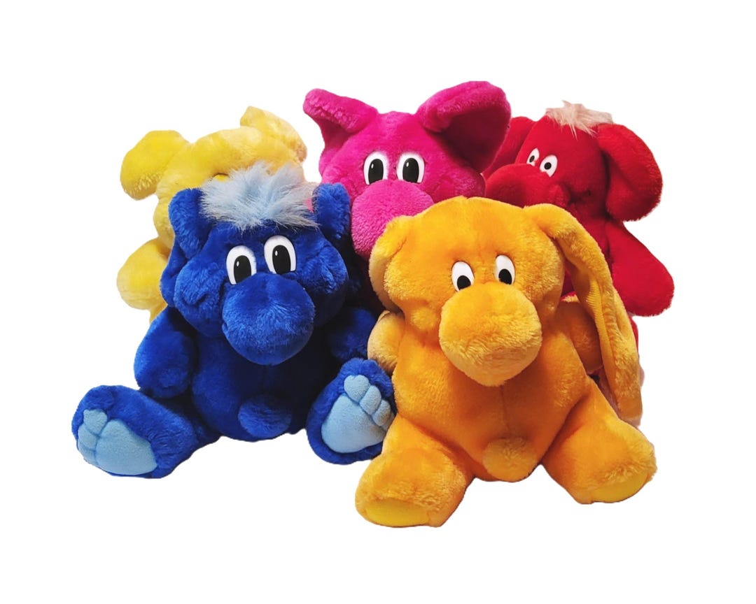 Kodak Kolorkins 1989 Plush Figures 5pc Advertising Promos 10