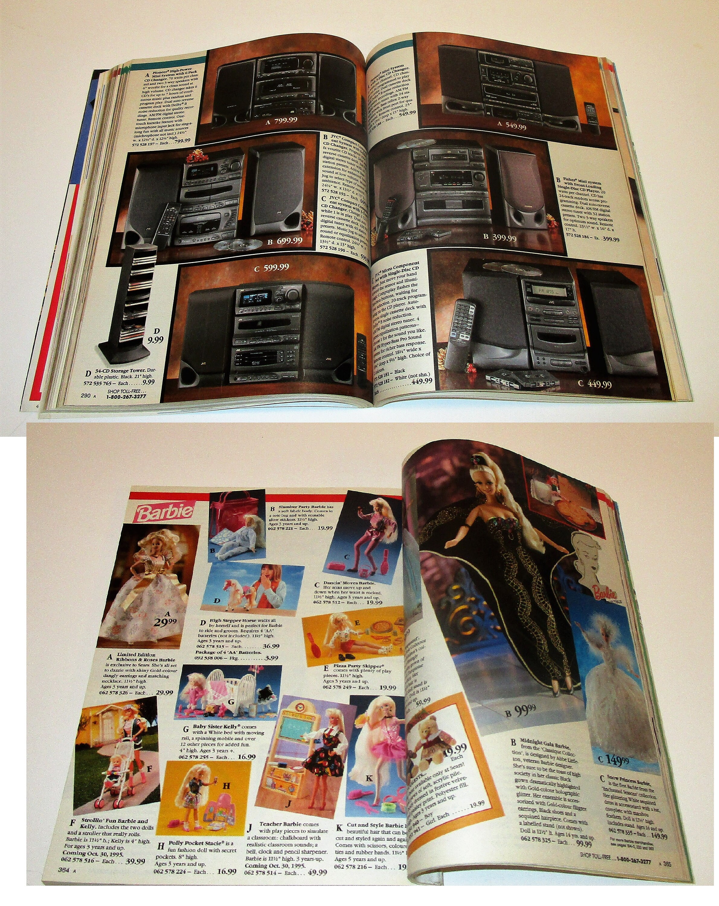 1995 Sears Wishbook Christmas Catalog Vintage Toys Etsy