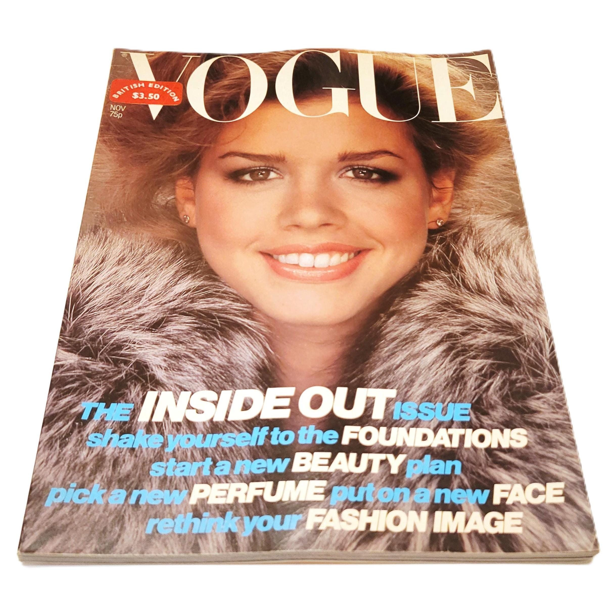 November 1978 Vogue UK Magazine 70s Fashion Debbie Dickinson Cover