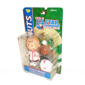 Charlie Brown Figure You&#39;re An All Star Vintage Peanuts NIP