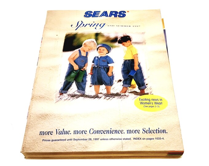 1990 Sears Catalog Fall and Winter Vintage Advertising Etsy Canada