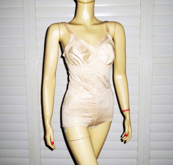 Vintage Girdle Beige 90s Playtex All in One Girdle