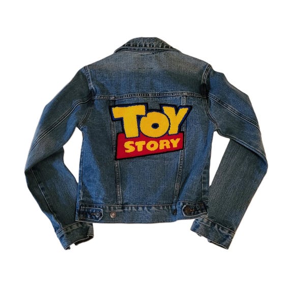 Toy Story Jean Jacket by Forever 21 Size Small Etsy