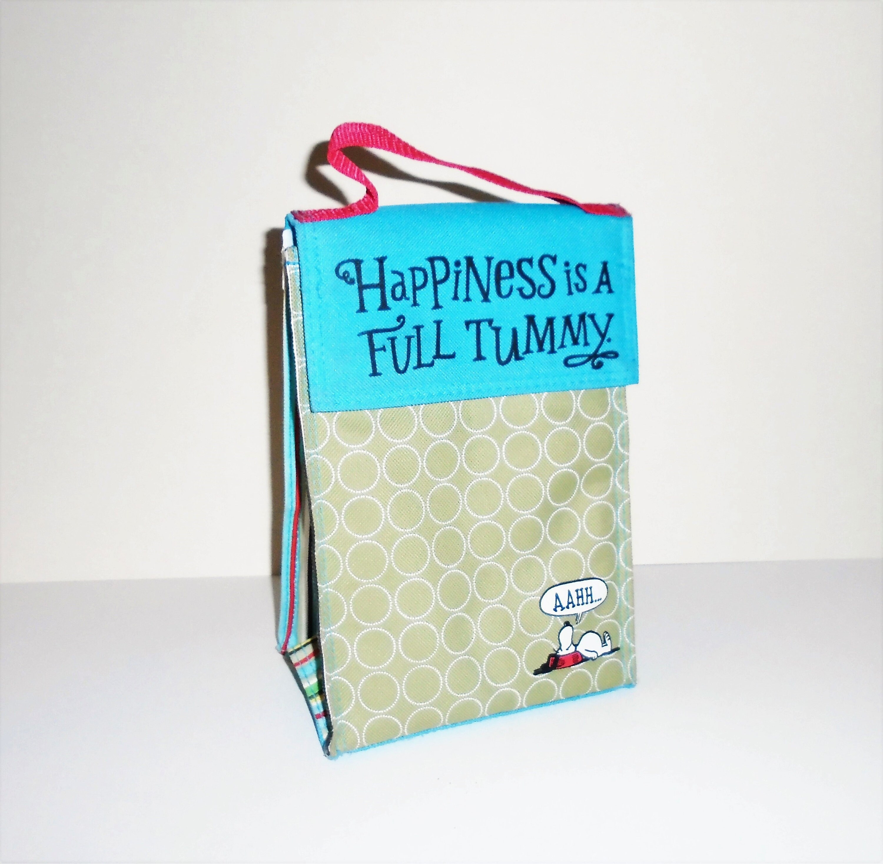 snoopy insulated lunch bolsa