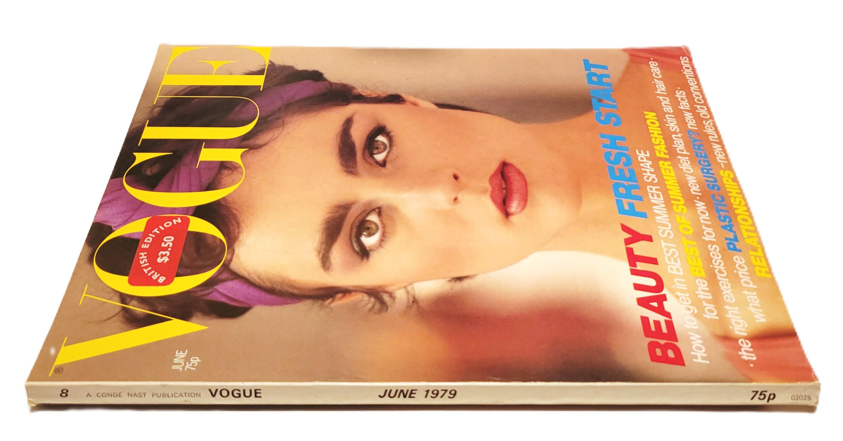 June 1979 Vogue UK Magazine 70s Fashion Esmé Marshall Cover - Etsy