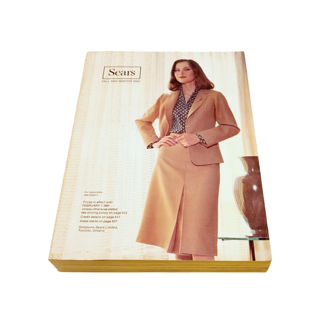 1980 Sears Catalog Fall and Winter Vintage Store Advertising Etsy
