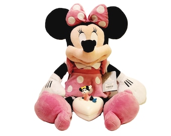 Vintage Minnie Mouse Plush 19" NWT and Japan Trinket Box