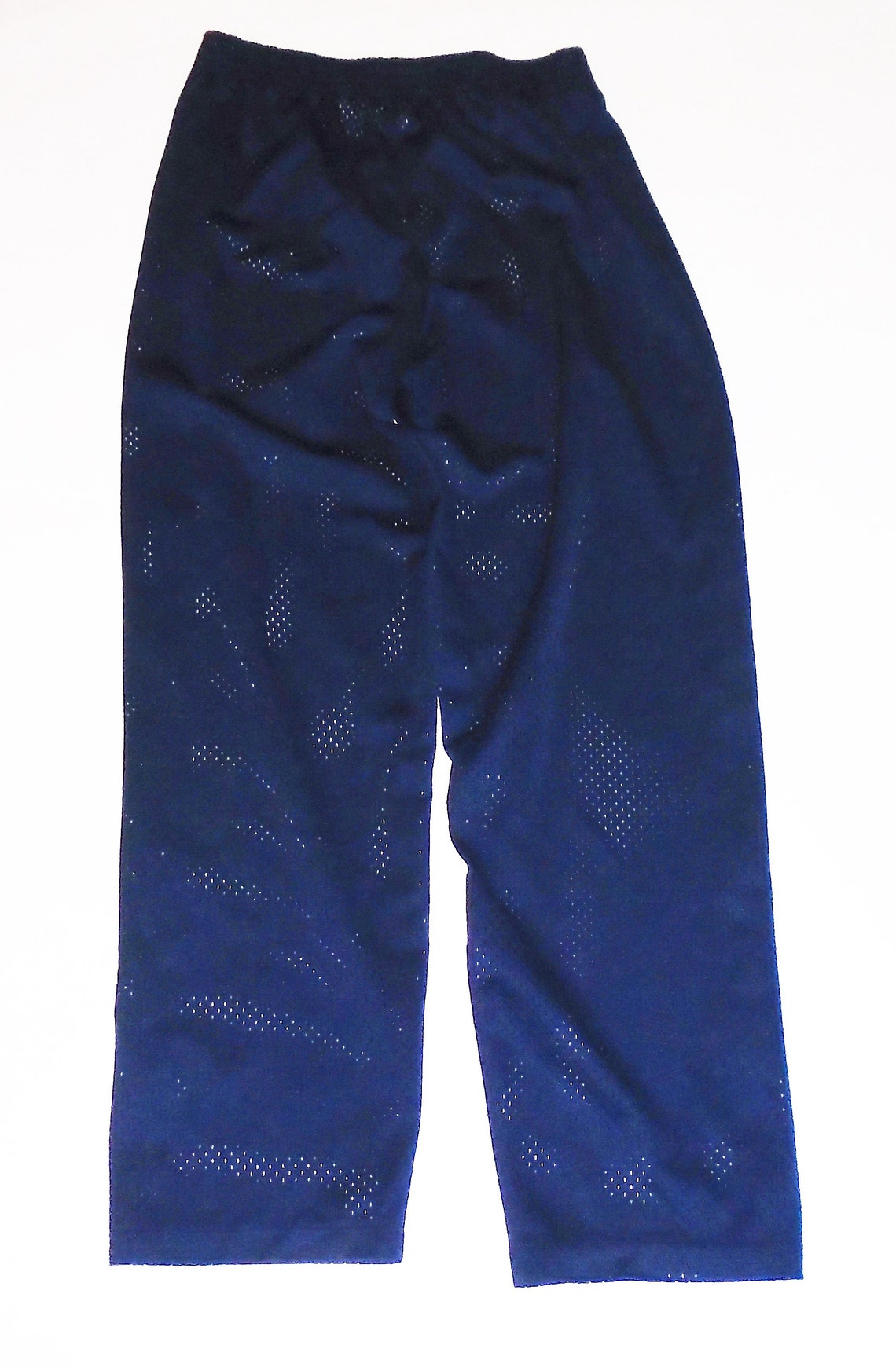 blue vintage nike track pants