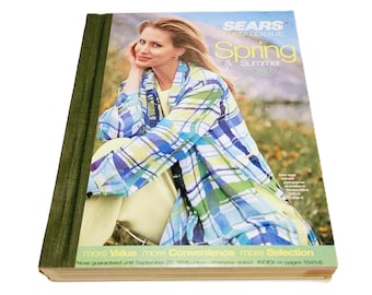 1998 Sears Catalog Spring and Summer Hardcover Counter Book Unused