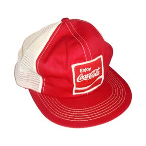 80s Coca Cola Hat Snap Back K-Brand Coke Baseball Cap