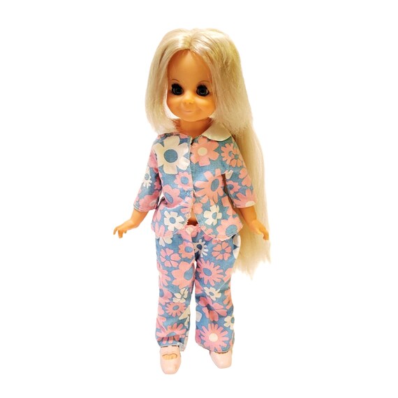 1972 Look Around Velvet Doll With Growing Hair and Outfit - Etsy