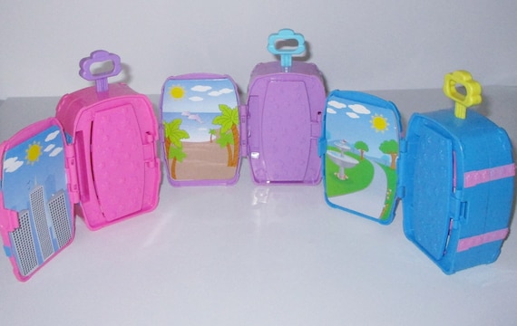 2002 Polly Pocket Groovy Escapade Valise Surprise Playsets 3pc -  France