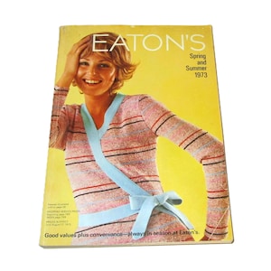 1973 Eatons Catalog Spring and Summer 70s Fashion Advertising
