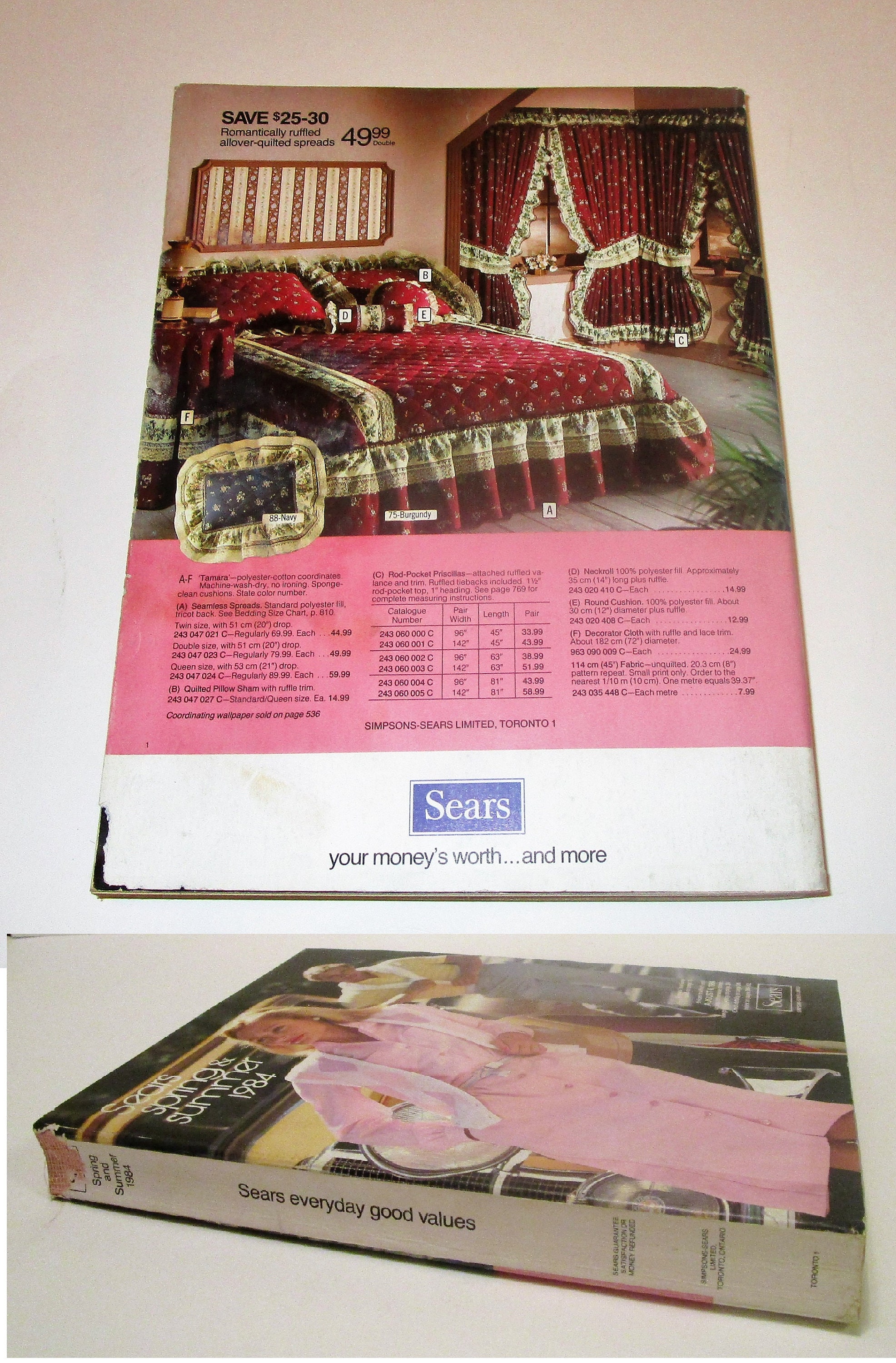 1984 Sears Catalog Spring and Summer Vintage Store Catalog Etsy