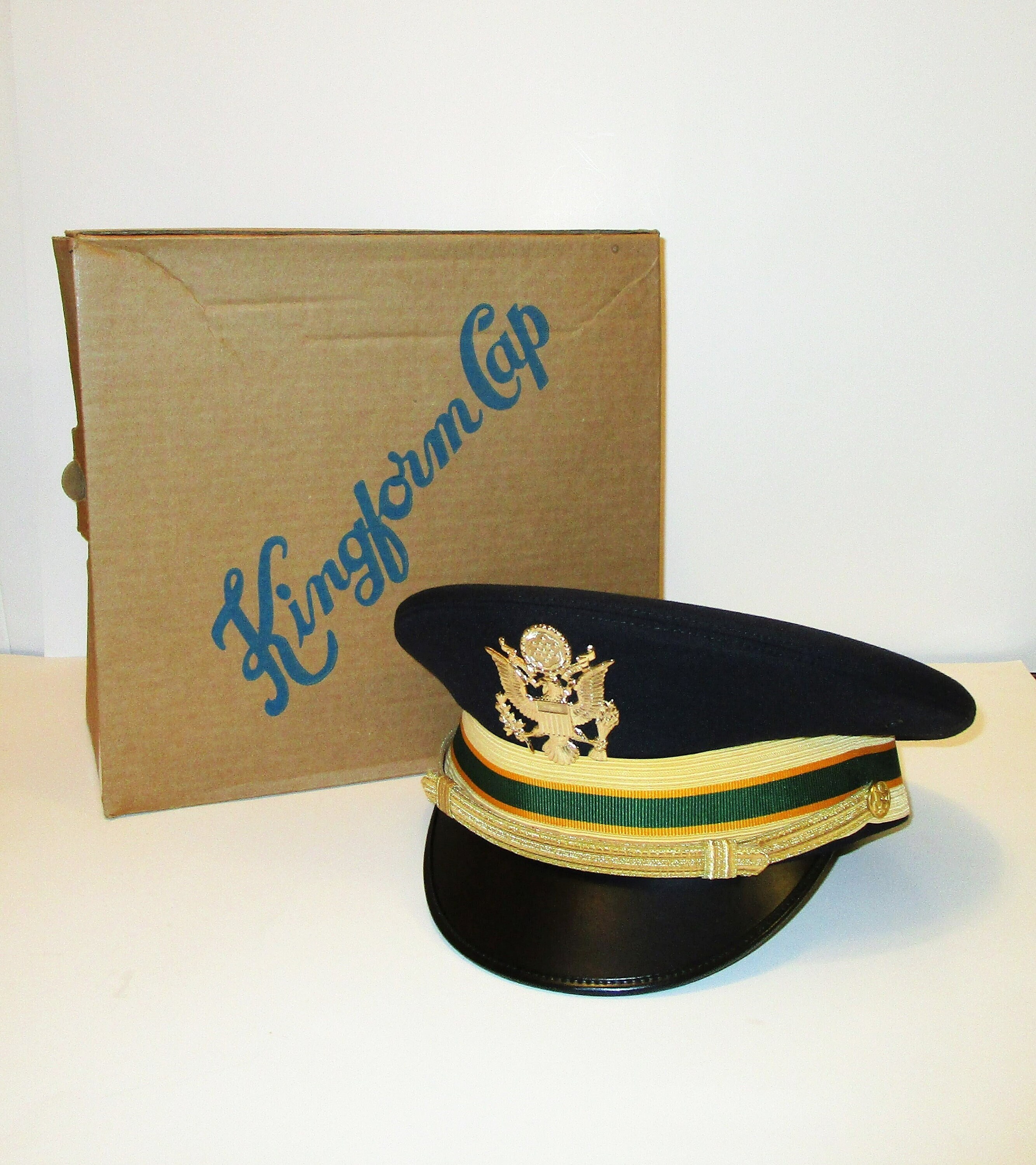 Army Hat Dress Blue Cap Kingform Cap 