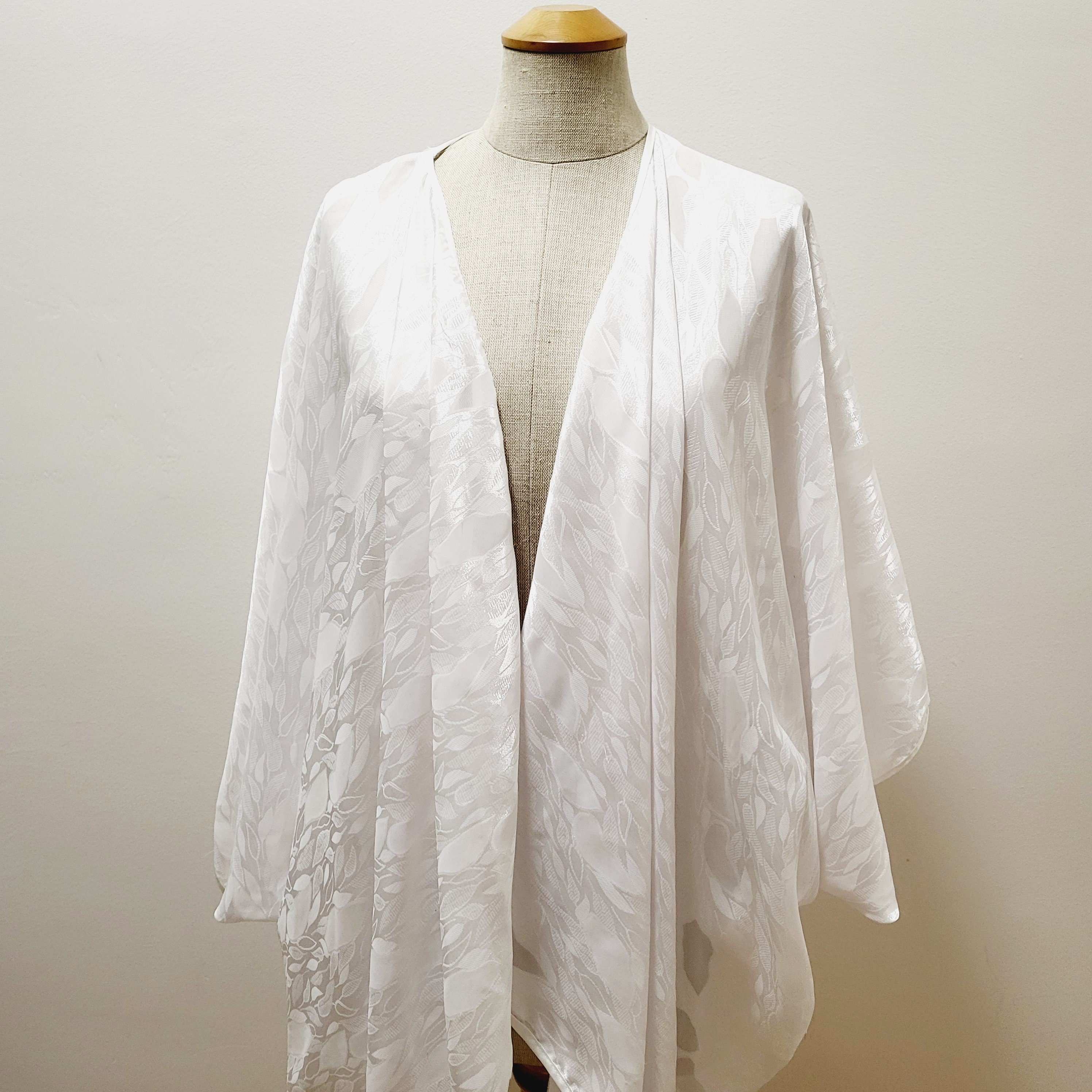 80s Robe Diamond Tea Gown White Satin Cover up OSFA - Etsy