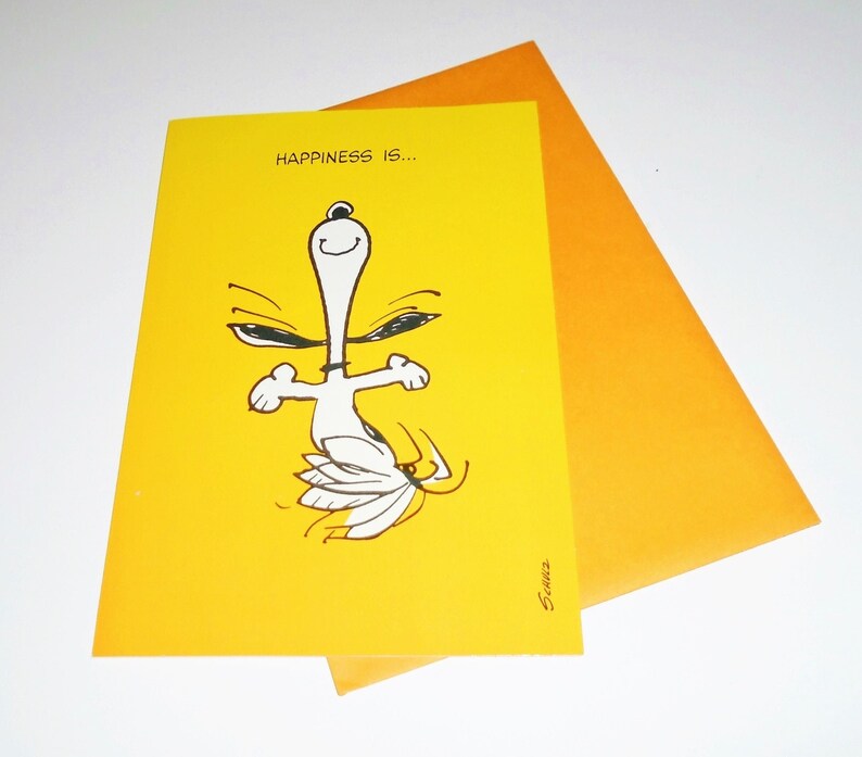 Vintage Snoopy Card Get Well Card 80s Peanuts NOS Etsy
