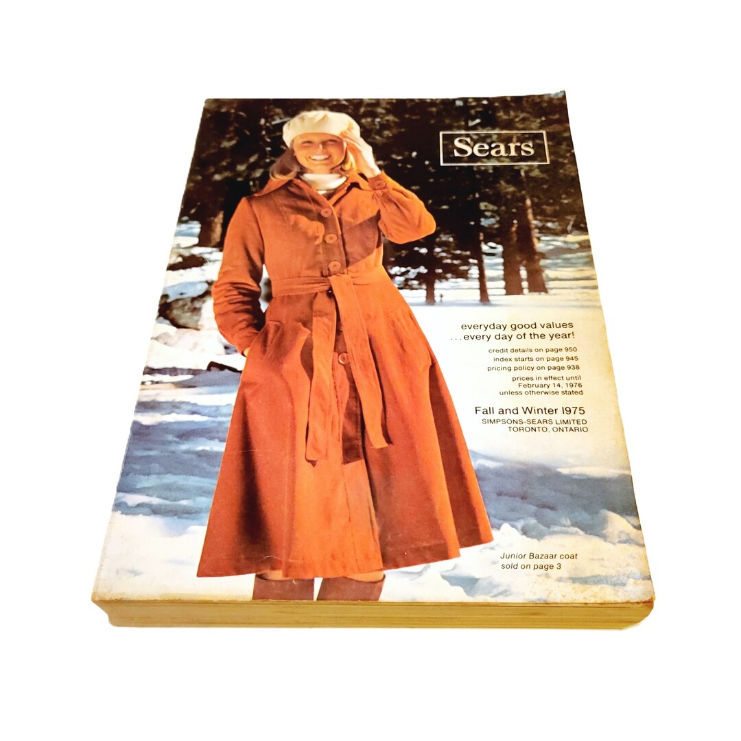 1975 Sears Catalog Fall and Winter 70s Fashion Advertising Etsy